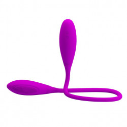 Długi elastyczny stymulator 2 końcówki 60cm 7tryb